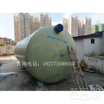 【廣西梧州150方玻璃鋼化糞池并聯安裝說明】-